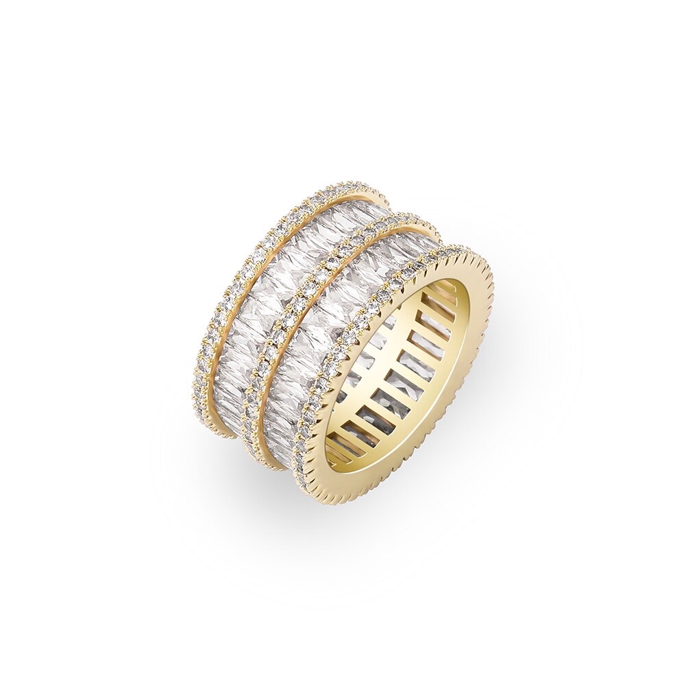 Double Row Baguette Ring - Giventtie