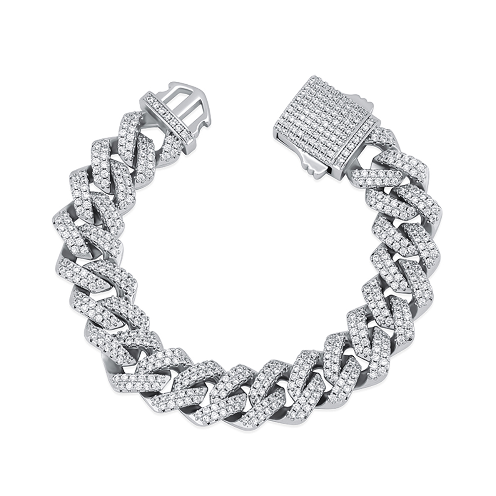 14mm Prong Cuban Bracelet - Giventtie