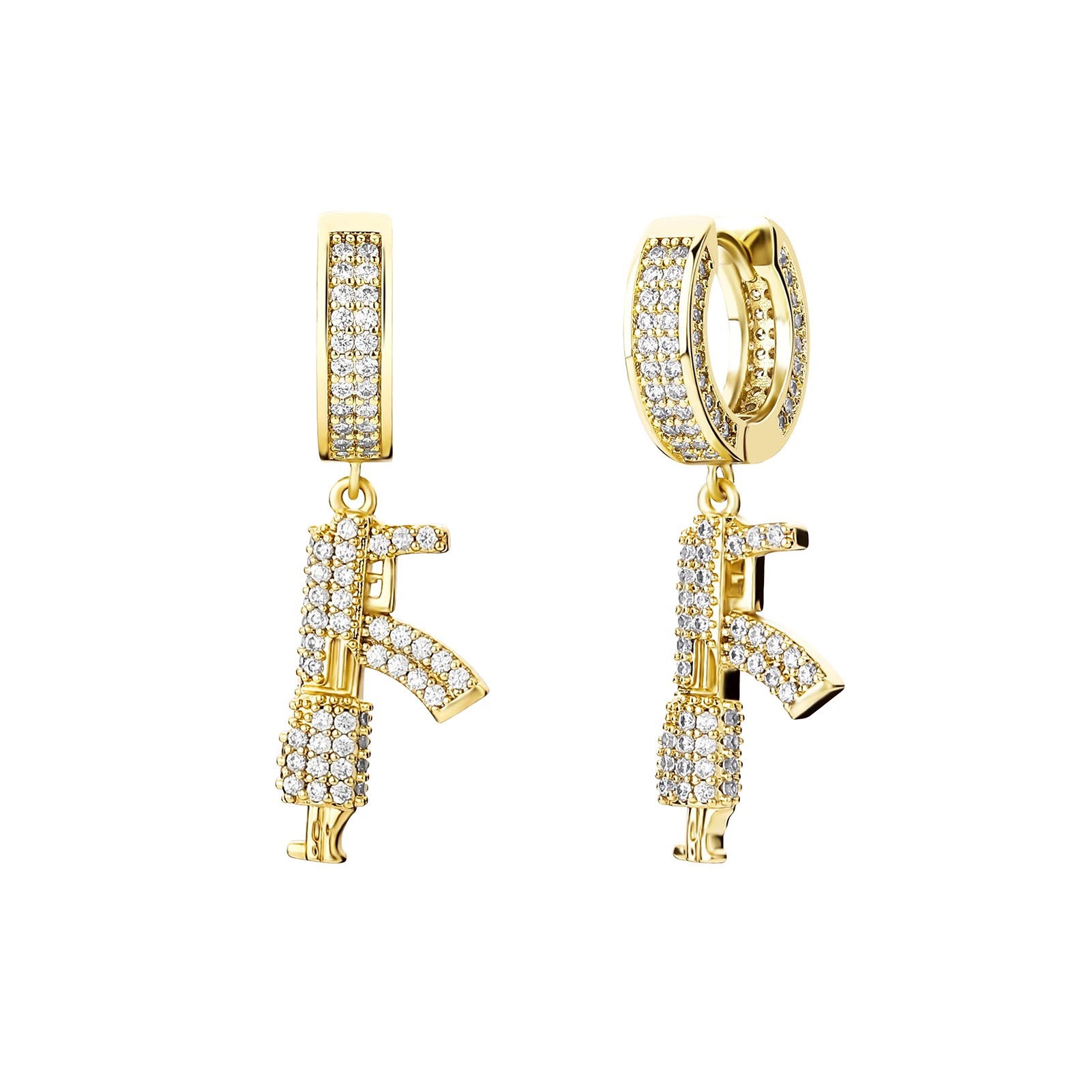 Ak-47 Earrings - Giventtie