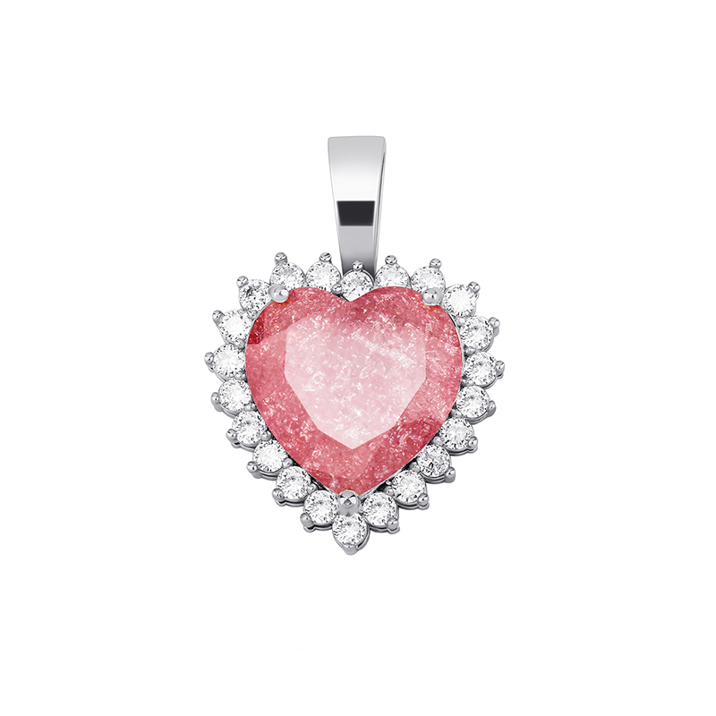 Rose Heart Pendant - Giventtie