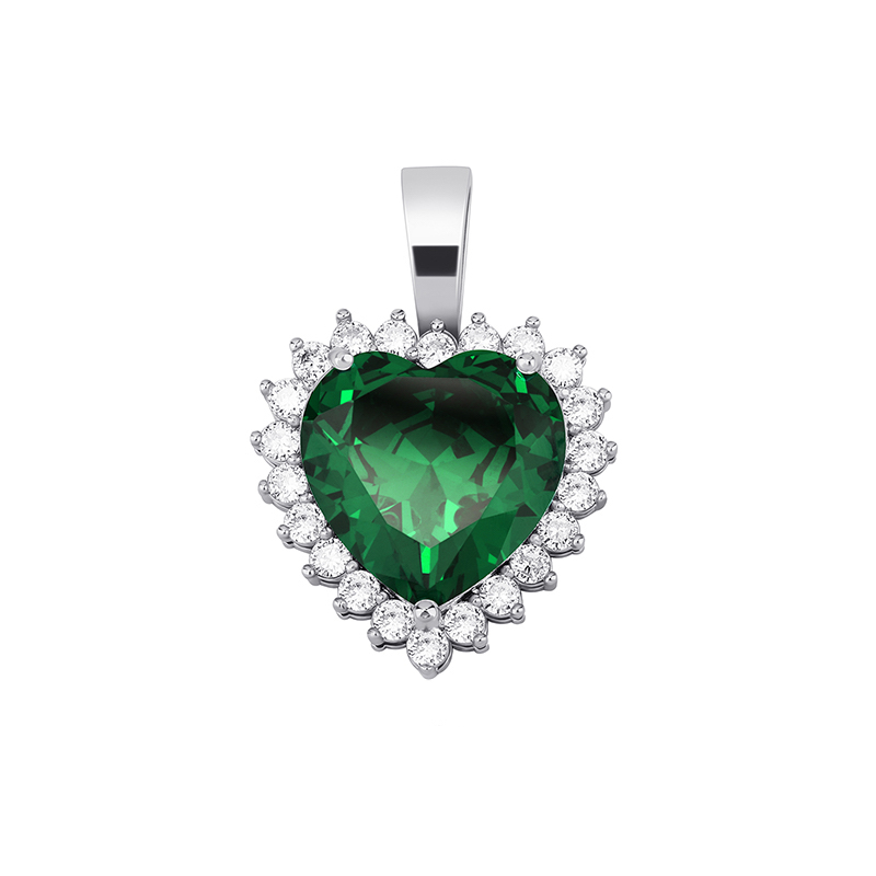 Green Heart Pendant - Giventtie