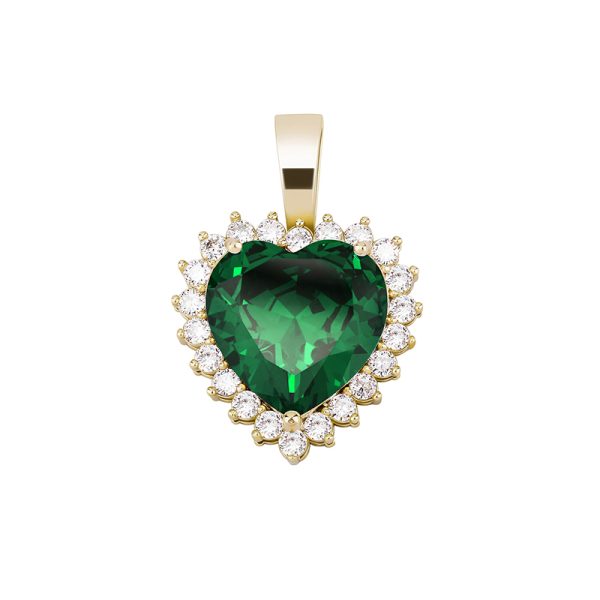 Green Heart Pendant - Giventtie