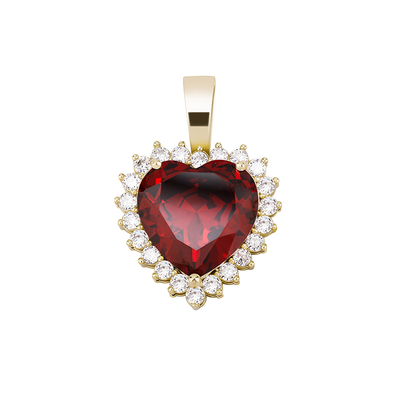 Red Heart Pendant - Giventtie