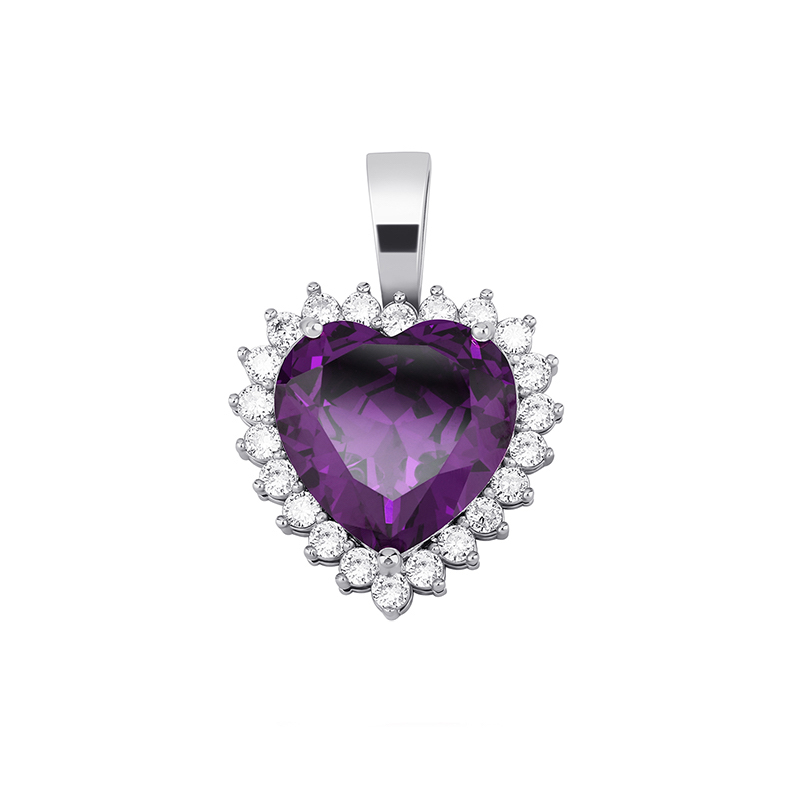 Purple Heart Pendant - Giventtie