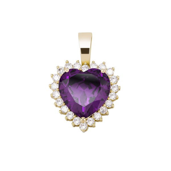 Purple Heart Pendant - Giventtie